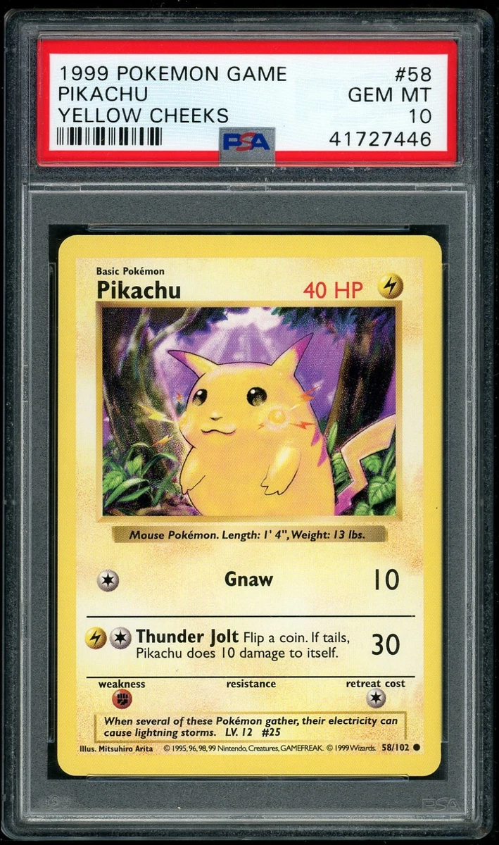 Pokémon Pikachu Pokémon TCG Base Set Individual Collectible Card