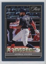 2022 Panini Three and Two Prospects Full Count 9/32 George Valera #P-14 15bk