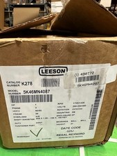 LEESON 5K46MN4087 Motor, 1 HP, 1725 rpm, 56, 208-230/460V