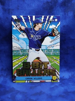 2026 Topps Series 1 Celebration Carson Williams RC 8 Bit Ballers #8B-23 Rays