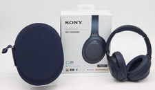 Sony WH-1000XM4 Wireless Noise Canceling Over-Ear Headphones - Midnight Blue