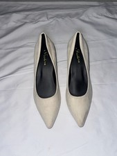 Cream Suede Kitten Heels #Heels #Suede Size 7 New Without Box