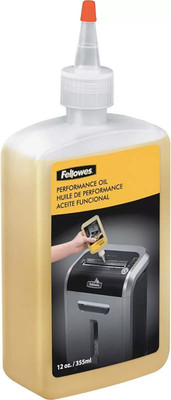 Fellowes Powershred Performance Shredder Oil, 12 Oz. Extended Nozzle Bottle