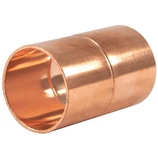 Appli Parts AP-A034 3/4 in Wrot Copper Coupling fitting CxC Sweat connections fo