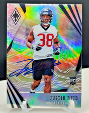 Justin Reid AUTO 2018 Panini Phoenix ROOKIE Silver Prizm Beckett COA Texans RC