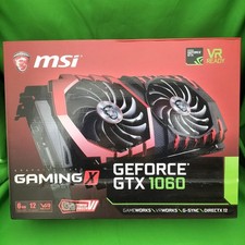 MSI GTX 1060 GAMING X 6GB GDDR5 PCIe 3xDP HDMI DVI 8-Pin Used GPU Dust