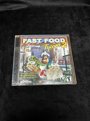 Fast Food Tycoon-PC CD ROM Game-Activision-Rated