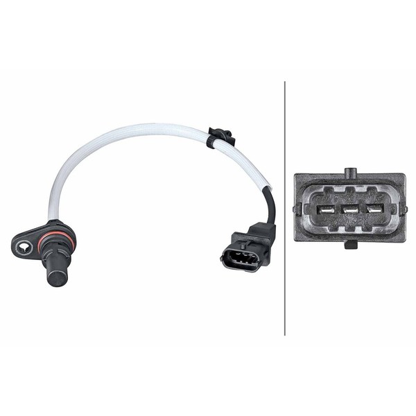 Impulsgeber Kurbelwelle Hallsensor 3-Polig Hella FüR U.A. Hyundai I30-image