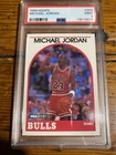 1989 Hoops Basketball Chicago Bulls Michael Jordan Card #200 PSA 9 MINT