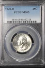 1949-D Washington 25C PCGS MS65