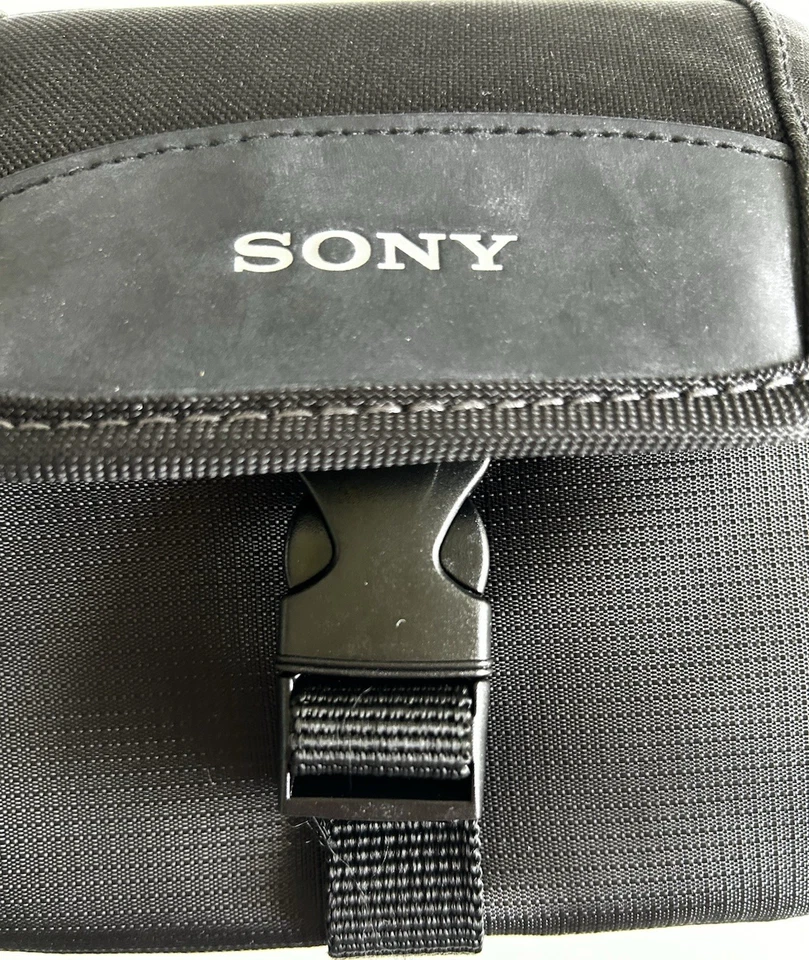 SONY Negro Suave Transporte Hombro Cámara Digital Video Cámara Estuche Bolso LCS-U11 Foto 4 de 4