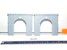 HO Scale Single Train Tunnel Keystone Portal X2 Pair Train Diorama 3D printed