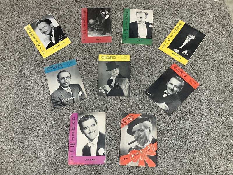 Lot Of 9 Genii Magazines 1946