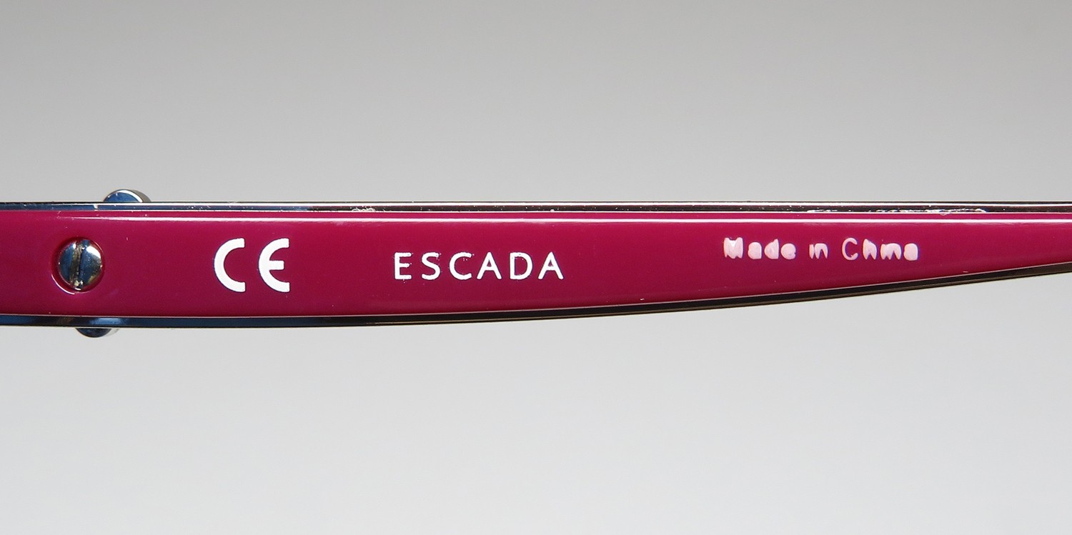 NEW ESCADA VES992S EYEGLASSES 54-17-135 METAL & PLASTIC FULL-RIM PURPLE CAT EYE