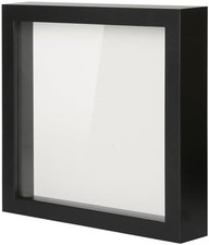 Muzilife 8x8 Shadow Box Picture Frame Black