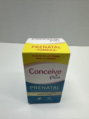 Prenatal, Conceive Plus 60 Vegan Capsules Best By 9/2025