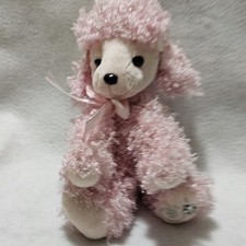Russ Shining Stars Pink Poodle puppy dog  plush stuffed animal toy.