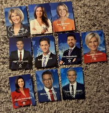 10 Autogrammkarten Tagesschau Tagesthemen Moderatoren ARD NDR 2026 handsigniert