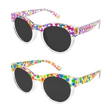 Just a Shade Smaller Eyewear Pizzazz Trendy Kids Sunglasses Bowties  Flowers