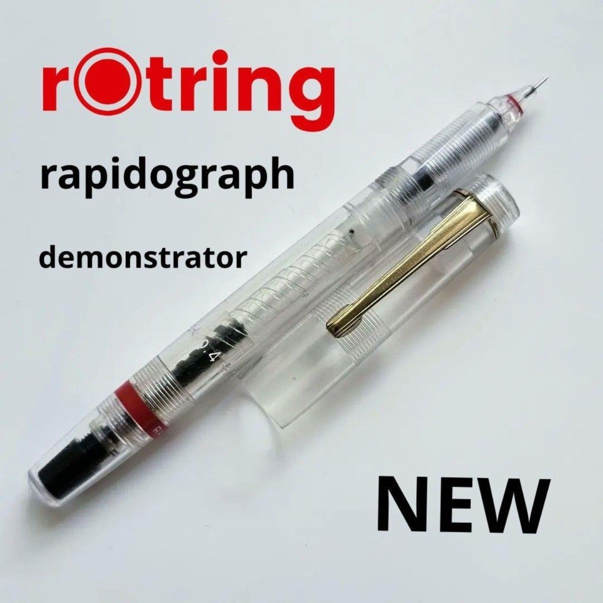 rotring rapidograph demonstrator Fountain Pen Nib VL 0.4 Writing