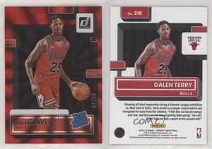2022-23 Panini Donruss Rated Holo Red Laser /99 Dalen Terry #218 Rookie RC