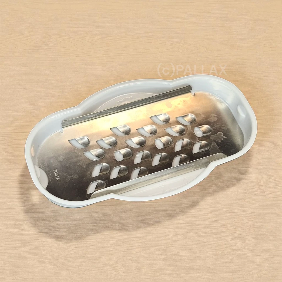 TUPPERWARE D183 TUPPER© PROFI-REIBE RASPEL-EINSATZ EDELSTAHL - Bild 2 von 2