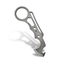 EDC Pry Bar Multi Tool Titanium with Bottle Opener Wrench Prybar Screwdriver ...