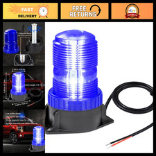 Magnetic Led Blue Strobe Lights For Vehicles Pov Trucks Emergency Warning Ligh