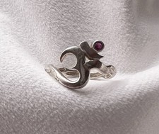 Real Pink Ruby Stone In Silver Ring High Quality Hand Crafted