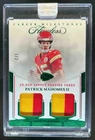 2022 Flawless Patrick Mahomes II Career Milestones Game Used Patch Emerald #1/2