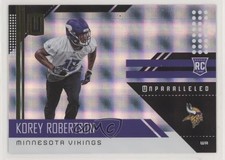 2018 Panini Unparalleled Rookie Superplaid 107/150 Korey Robertson #295 0l1