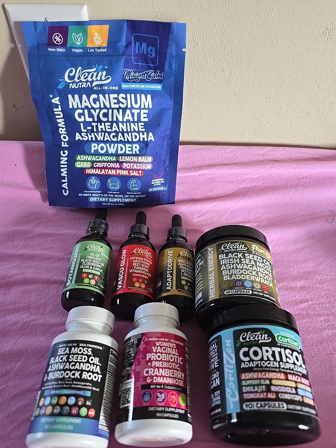 Clean Nutra Bundle Lot Top Selling Supplements For Entire Bo
