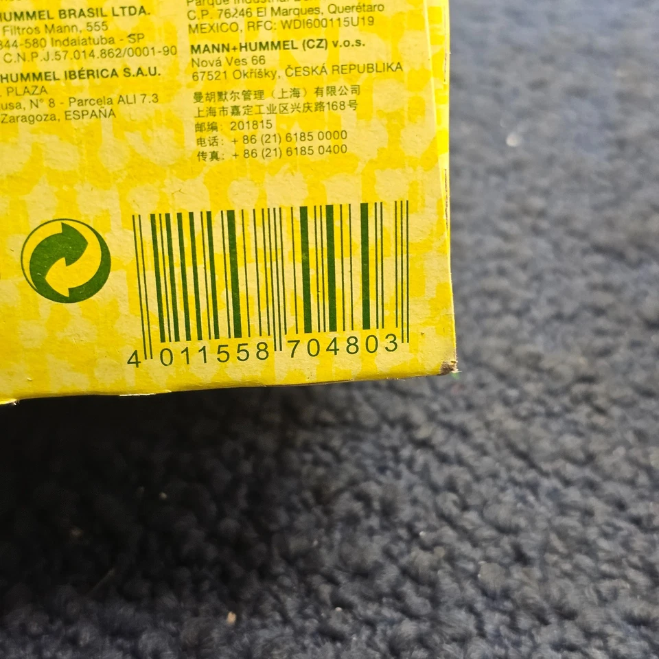 Filtro de aceite de motor Mann-Filter W 719/22 compatible con 92-95 Porsche 968, 83-91 Porsche 944 Foto 4 de 4