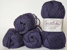 Knit Picks Swish DK Indigo Heather #24954, lot of 4, 100% Superwash Merino 50g