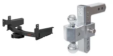 CURT Trailer Hitch Class 5 Tow Package & Ball Mount 2in Receiver - 15005 45365