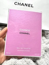 Chance Chanel Eau Vive Eau De Toilette Spray 100ml NIB Authentic /Macys receipt