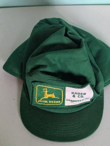 Vintage John Deere ear flap hat K Brand made in USA size large - Picture 12 of 15