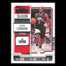 Kawhi Leonard #80 2023 Panini Contenders Los Angeles Clippers Basketball Card NM