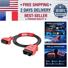 Autel OBD2 Extension Cable 16Pin Male to Female Diagnostic Adapter 1m