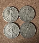 Walking Liberty Half Dollar, 90% Silver, 4-Pack (42-45)