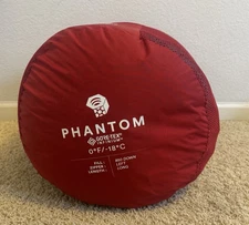 Mountain Hardwear Phantom Gore-Tex Sleeping Bag 0F/-18C 850 Down GTX LONG LH Red