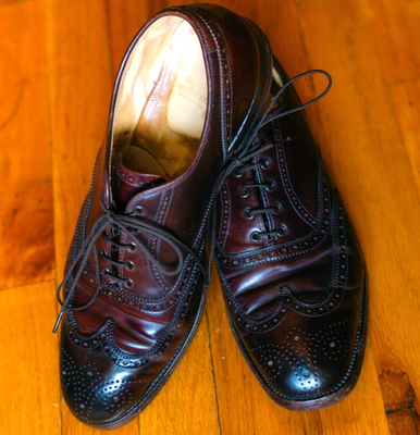 Alden for Brooks Brothers Shell Cordovan Long Wing Blucher | Size 