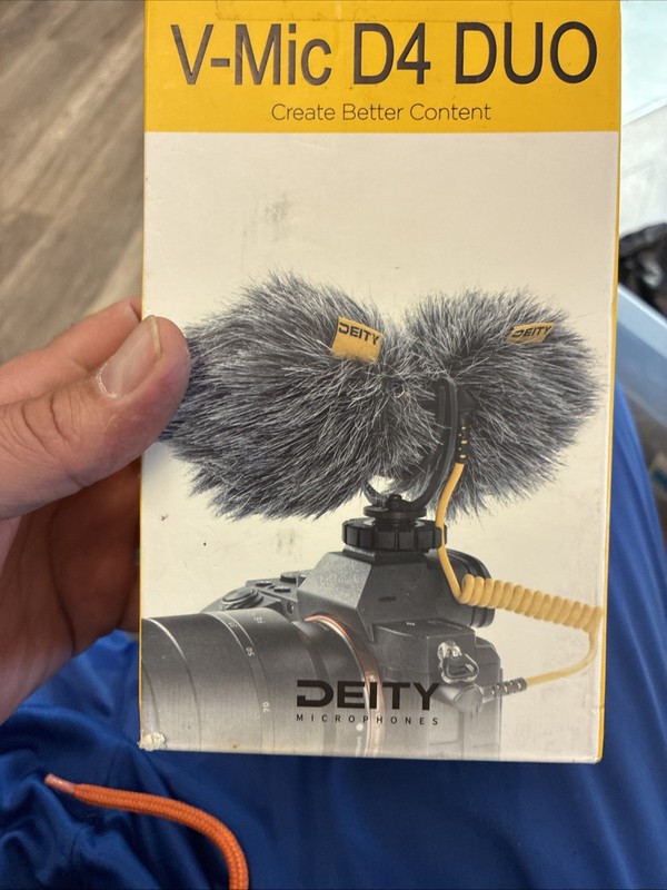 Deity V-mic D4 Duo Dual-head Cardioid Broadcast Video microphone for Phone DSLR