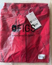 NWT FIGS Rafaela Oversized Scrub Top XXS Red