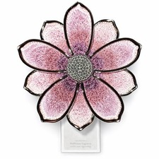 Bath Body Works Pink Flower Wallflower Plug In Night Light Scent Control NEW