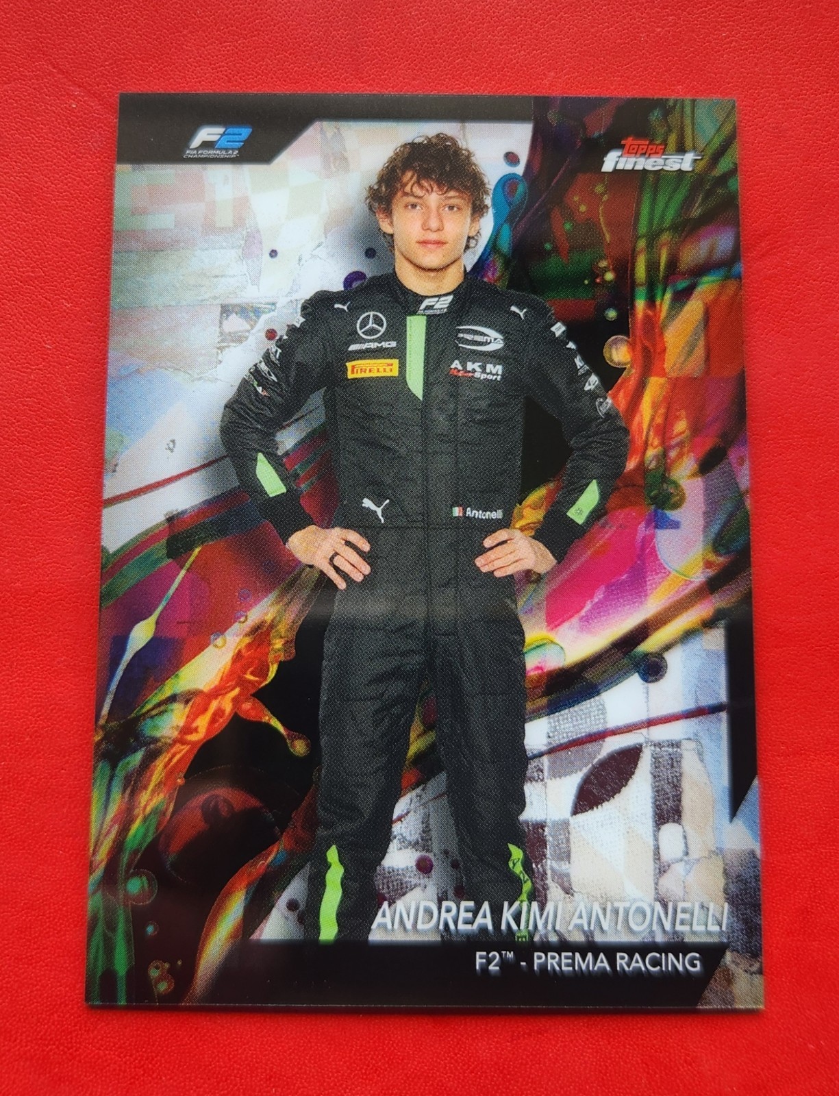 2024 Formula 1 Topps F1 Finest Andrea Kimi Antonelli #22 Portrait Common RC