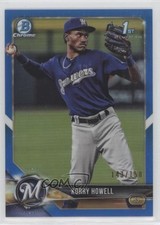 2018 Bowman Draft Chrome Blue Refractor 143/150 Korry Howell #BDC-61 fm0