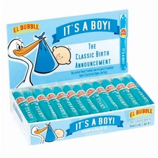 Dubble Bubble It's a Boy! Blue Gum Cigars – 3 Count (Pack of 12), 