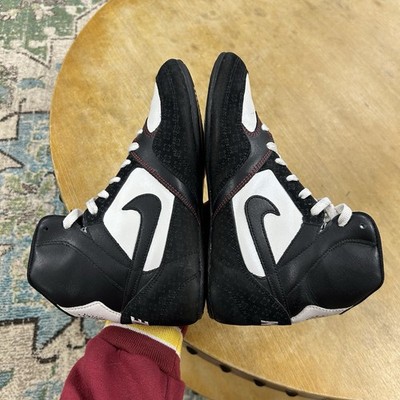 NIKE GRECOグレコmadeinTaiwanレスリングシューズ サイズ11 Nike Greco Supreme Lace Up Wrestling Shoes Black (316552-002