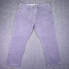 VTG 90s Wrangler Jeans Mens 42x32 Gray Cowboy Cut 13MWZCS USA High Rise Denim